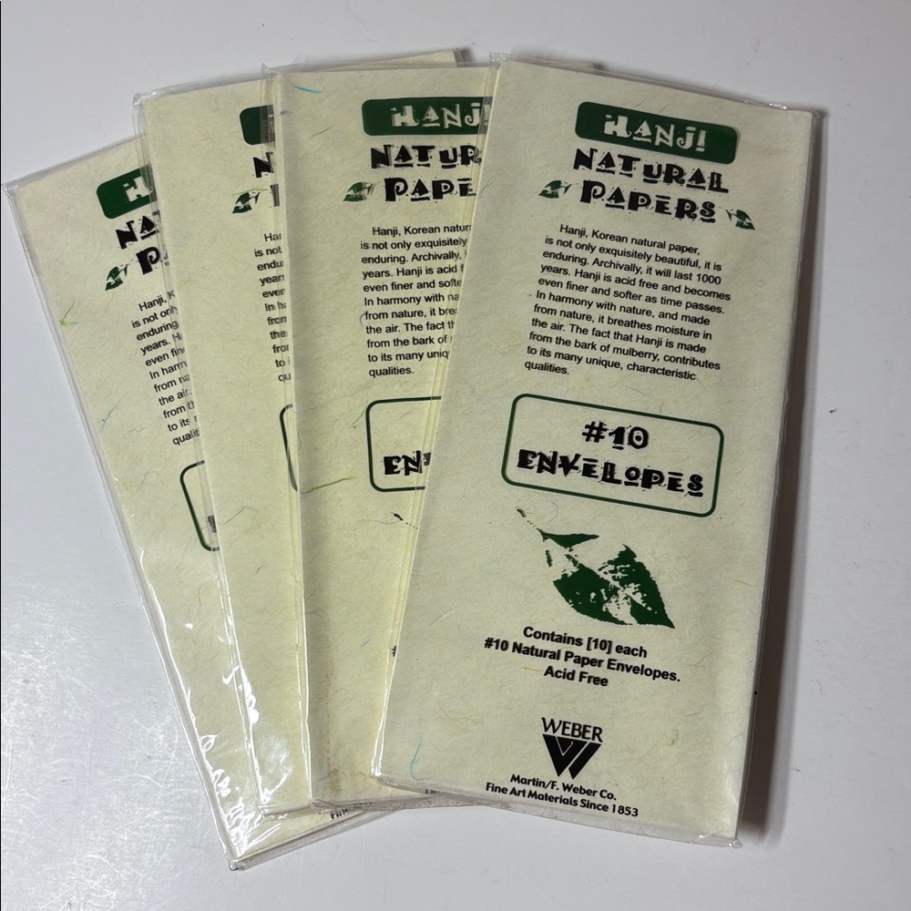 Yellow  Hanji Natural Papers Envelopes